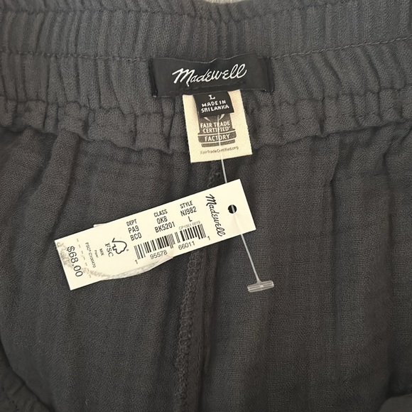 Madewell Wide Leg Cotton Pants - Picture 5 of 6